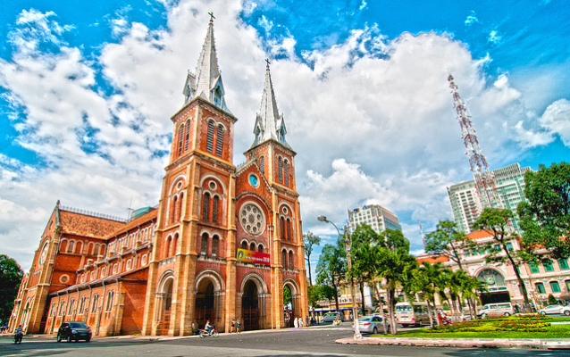 Tourism in Ho Chi Minh City cannot be ignored Notre Dame Cathedral (Photo: Collectibles)