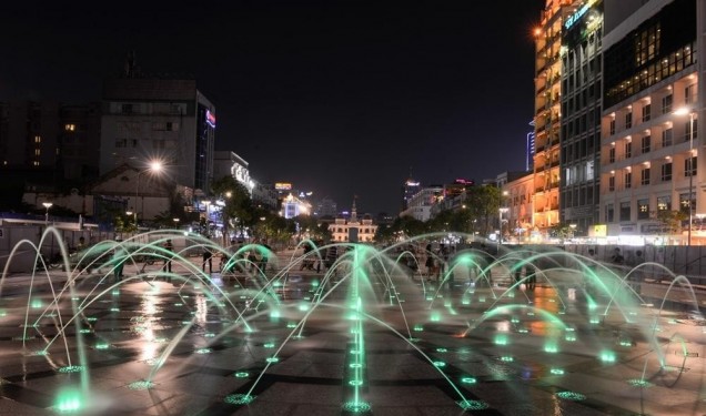 Evening to turn over Nguyen Hue Street (Photo: Collectibles)